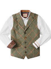 Joe Browns Green Patterned Lining Waistcoat - Image 5 of 7