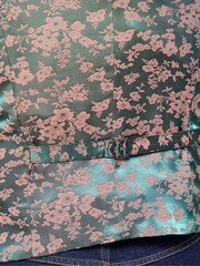 Joe Browns Green Patterned Lining Waistcoat - Image 6 of 7
