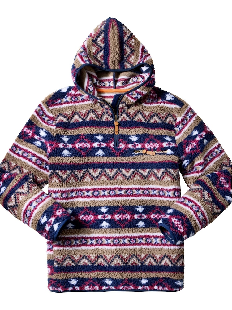 Joe Browns Blue Cosy Fleece Hoodie - Image 6 of 6 Joe Browns Blue Cosy Fleece Hoodie - Image 6 of 6