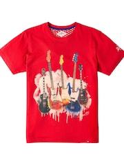 Joe Browns Red Music Lovers T-Shirt - Image 5 of 5