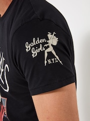 Joe Browns Black Tour Bus Retro T-Shirt - Image 3 of 7
