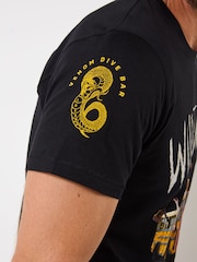 Joe Browns Black Tour Bus Retro T-Shirt - Image 6 of 7