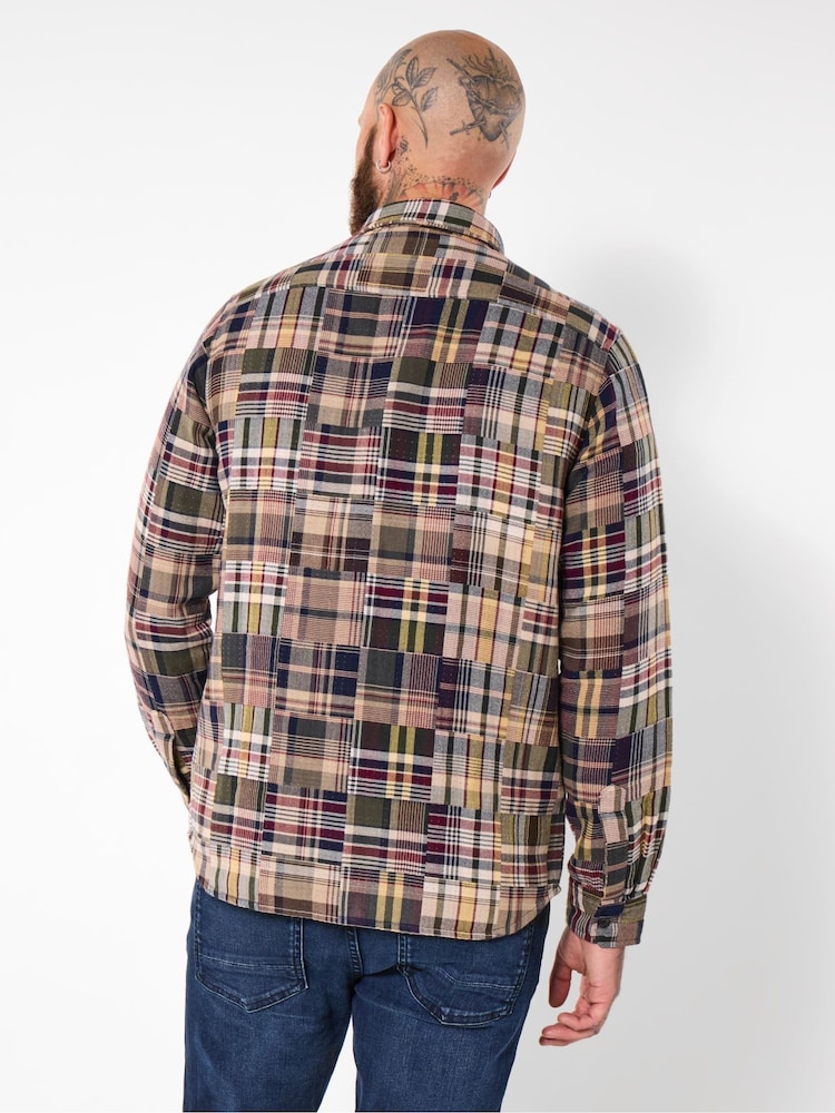 Joe Browns Purple Check Long Sleeve Shirt - Image 2 of 4 Joe Browns Purple Check Long Sleeve Shirt - Image 2 of 4