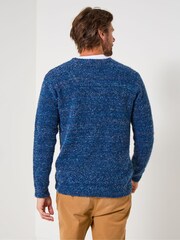 Joe Browns Blue V-Neck Knit Cardigan - Image 4 of 7