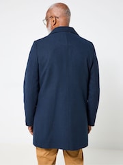 Joe Browns Blue Double-Breasted Coat - Image 3 of 8