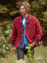 Joe Browns Red Toggle Cable Cardigan - Image 1 of 6