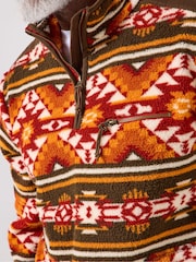 Joe Browns Orange Cozy Funnel Fleece - Image 4 of 5