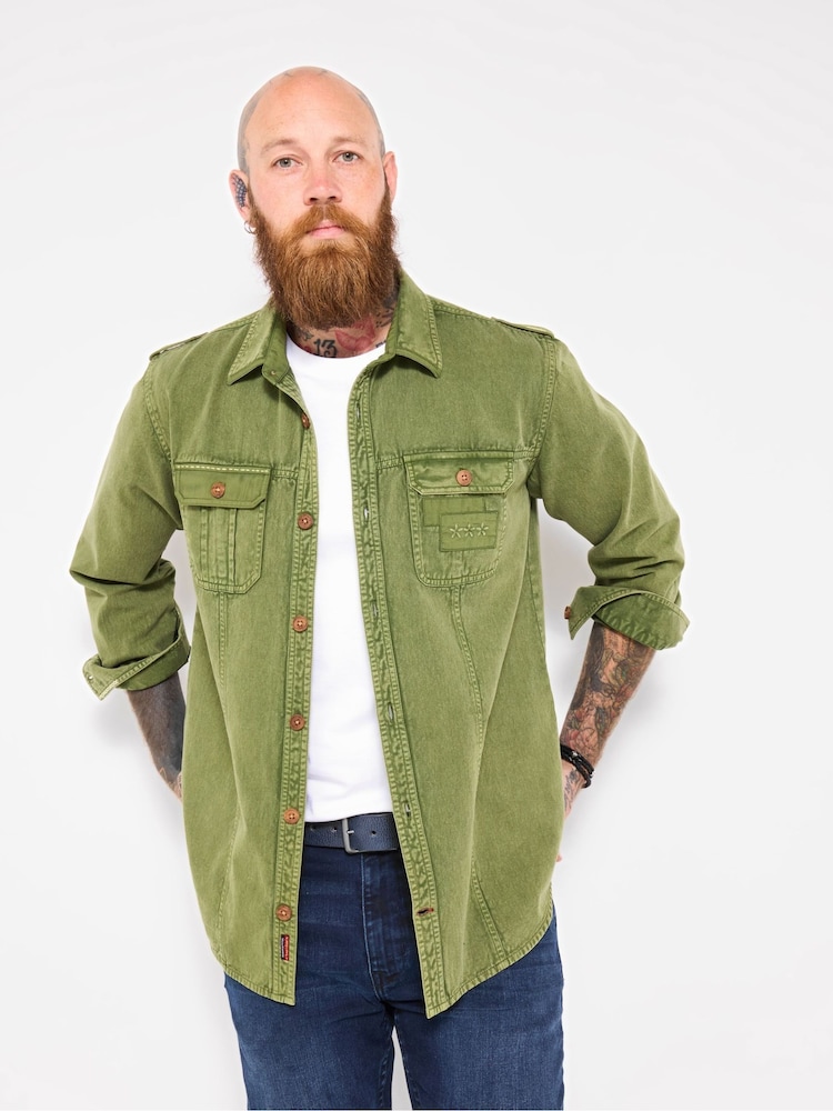 Joe Browns Green Embroidered Stitch Detail Shirt - Image 2 of 6 Joe Browns Green Embroidered Stitch Detail Shirt - Image 2 of 6