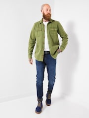 Joe Browns Green Embroidered Stitch Detail Shirt - Image 5 of 6
