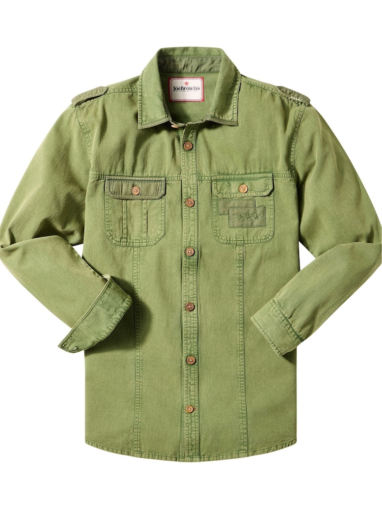 Joe Browns Green Embroidered Stitch Detail Shirt - Image 6 of 6 Joe Browns Green Embroidered Stitch Detail Shirt - Image 6 of 6