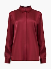 French Connection Irina Satin Long Sleeves Shirt - صورة 4 من 4