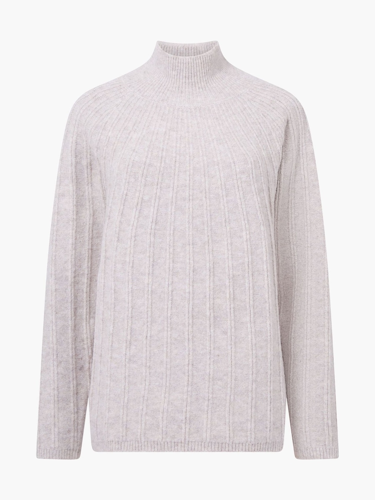 French Connection Natural Kezia Grown On Knit Jumper - Image 4 of 4 French Connection Natural Kezia Grown On Knit Jumper - Image 4 of 4