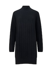 French Connection Black Kezia Knits Grown On Dress - Image 1 of 1