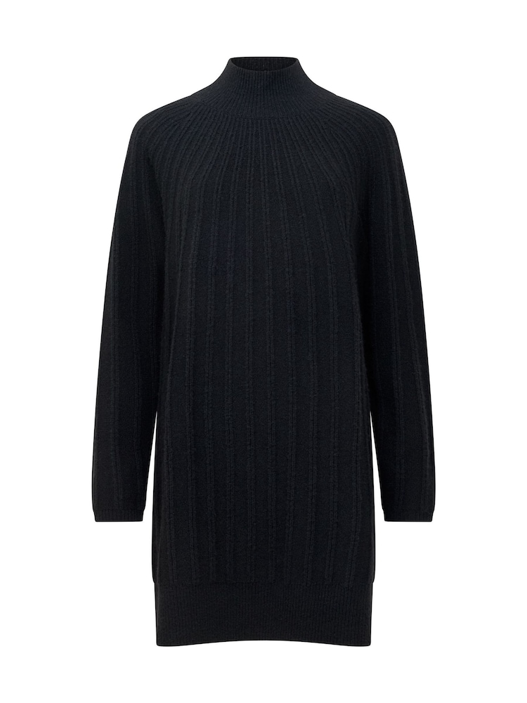 French Connection Black Kezia Knits Grown On Dress - Image 1 of 1