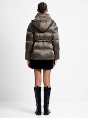 French Connection Green Kendra Nylon Puffer Jacket - Image 2 of 4