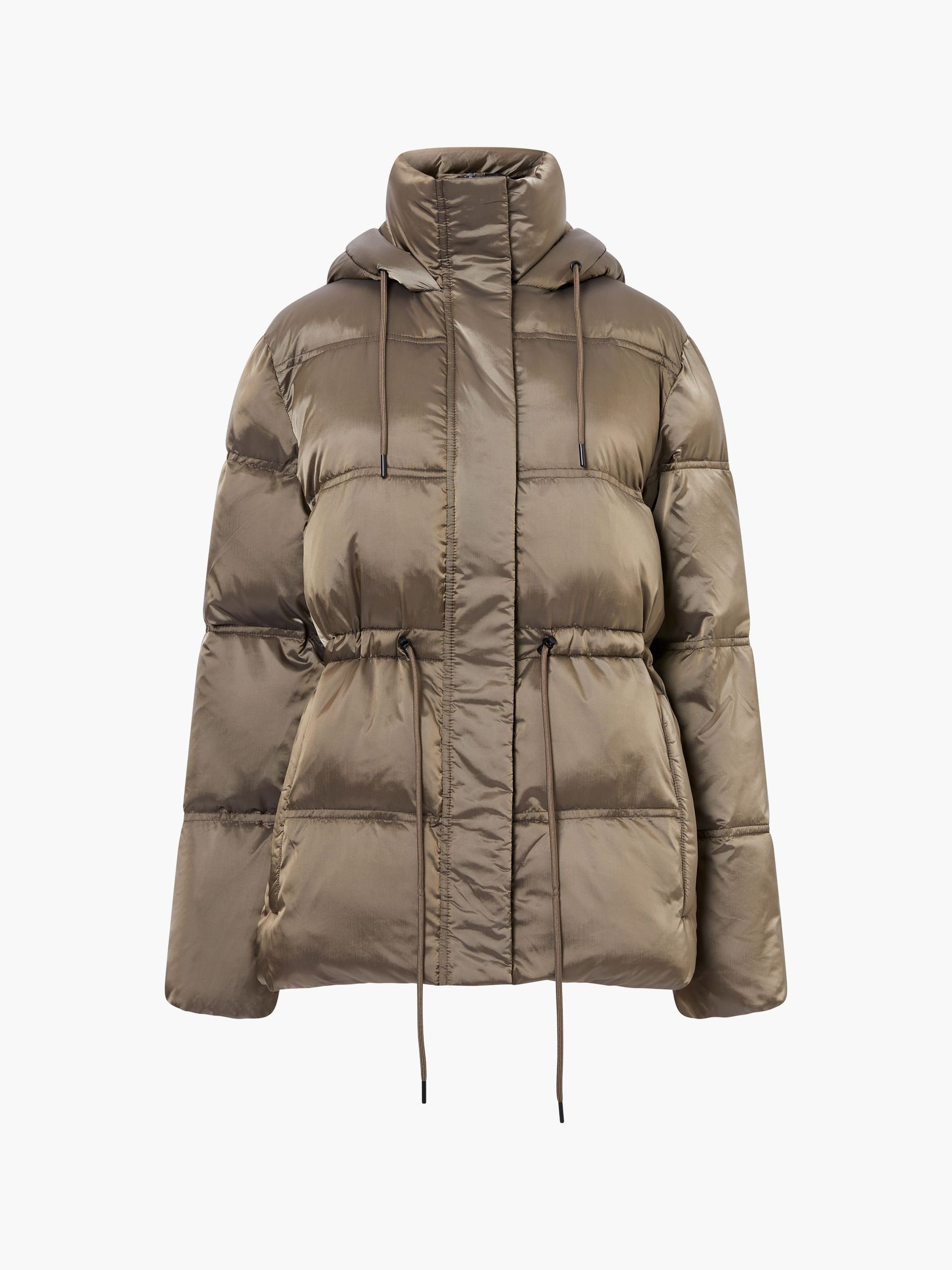 Buy French Connection Green Kendra Nylon Puffer Jacket from the