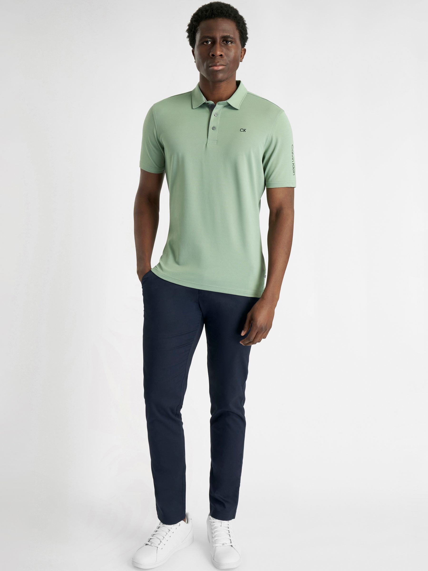 Buy Calvin Klein Golf Pistachio Green Uni Polo Shirt from Next USA