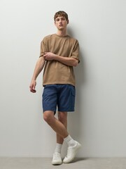 Ink Blue/Charcoal - სტრეჩ კარგო შორტები - სურათი 3 14-დან