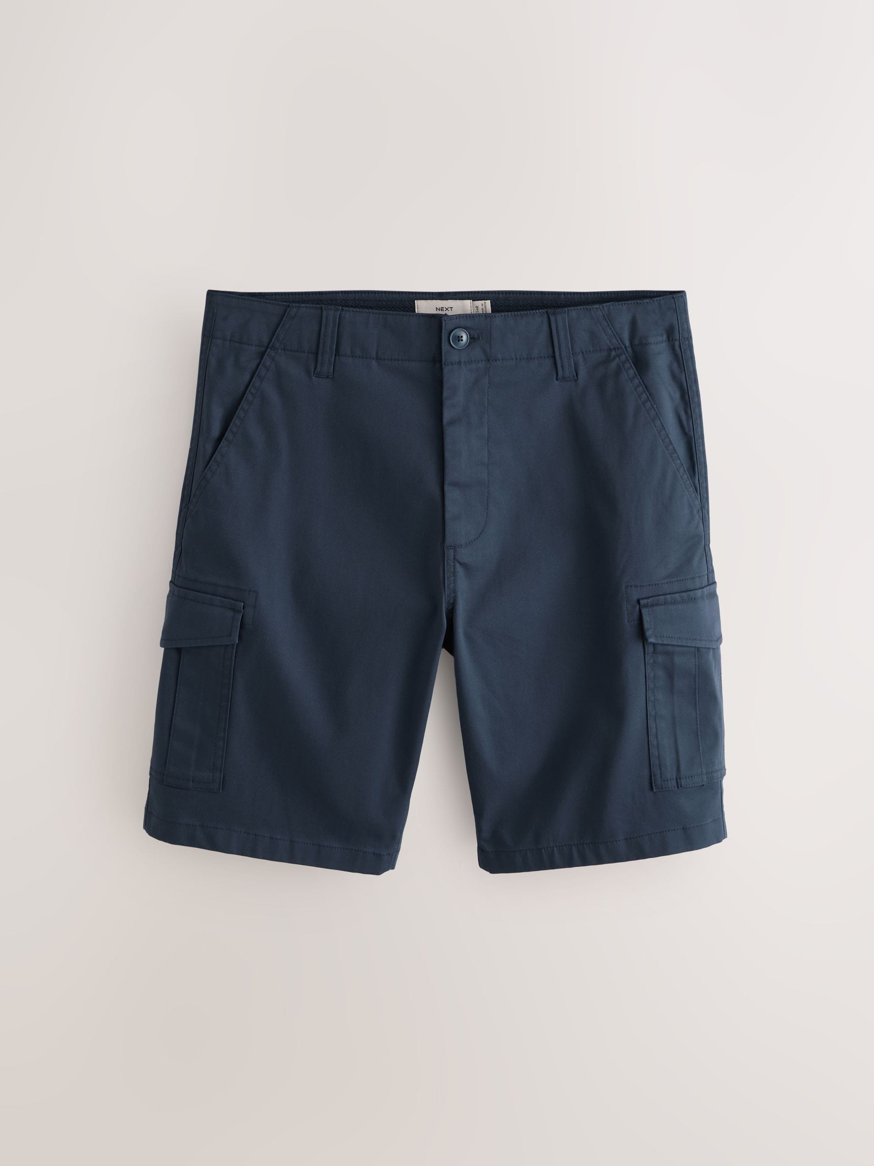 Buy Ink Blue/Stone 2 Pack Stretch Cargo Shorts from Next USA
