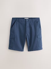 Ink Blue/Sage Green 2 Pack Stretch Cargo Shorts - Image 3 of 12