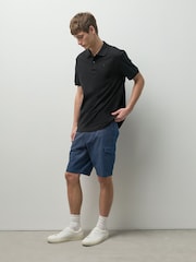 Ink Blue/Sage Green 2 Pack Stretch Cargo Shorts - Image 9 of 12