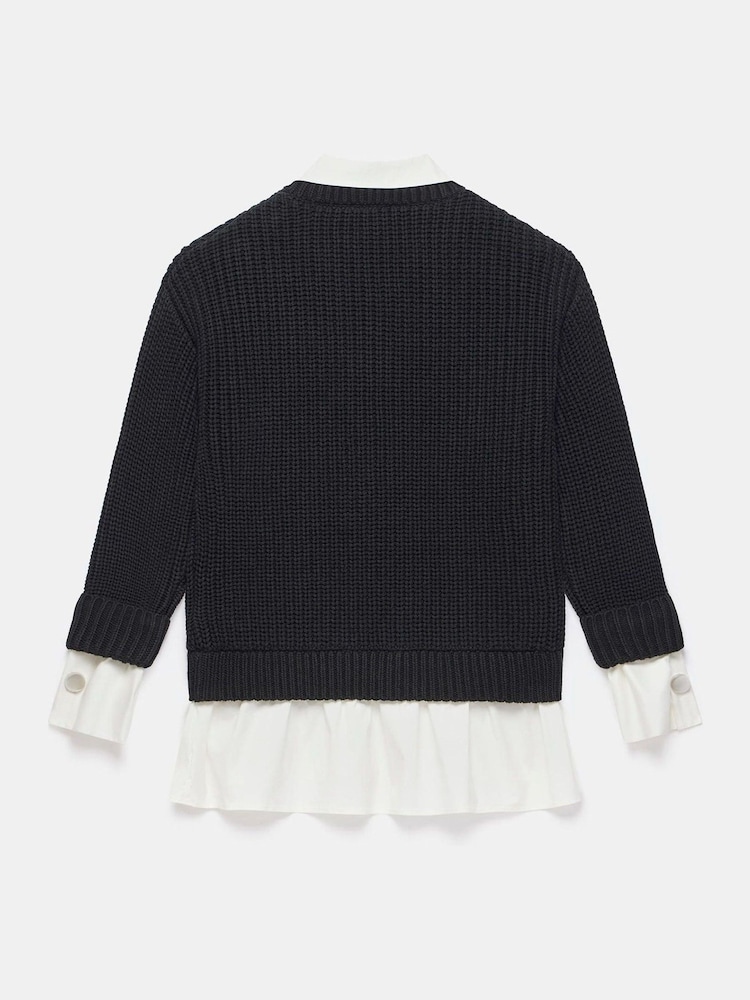 Mint Velvet Black Wool Blend Jumper - Image 7 of 7