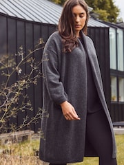 Live Unlimited Grey Coatigan With Patch Pockets - Image 4 of 6