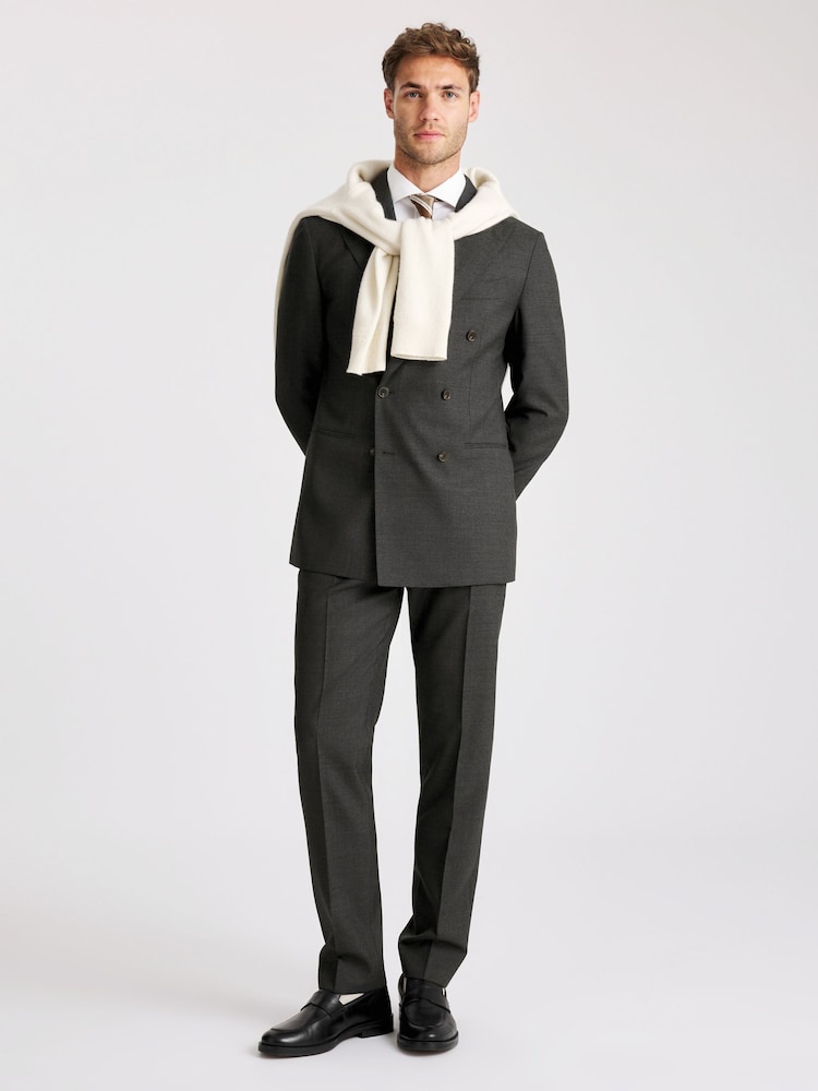 MOSS Tailored Fit Charcoal Grey Italian Jacket - Image 1 of 4 MOSS Tailored Fit Charcoal Grey Italian Jacket - Image 1 of 4