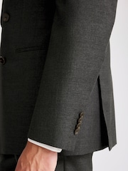 MOSS Tailored Fit Charcoal Grey Italian Jacket - Image 3 of 4