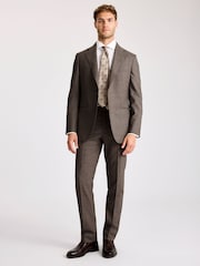 MOSS Tailored Fit Italian Light Brown Jacket - Image 1 of 4