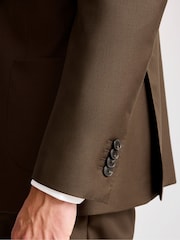 MOSS Tailored Fit Tobacco Italian Twill Brown Jacket - Image 3 of 4