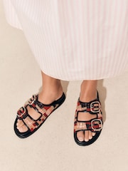 Multi Embellished Forever Comfort® Footbed Sandals - Image 2 of 10
