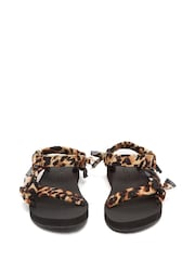 Arizona Love Animal Trakky Leopard Sandals - Image 2 of 3