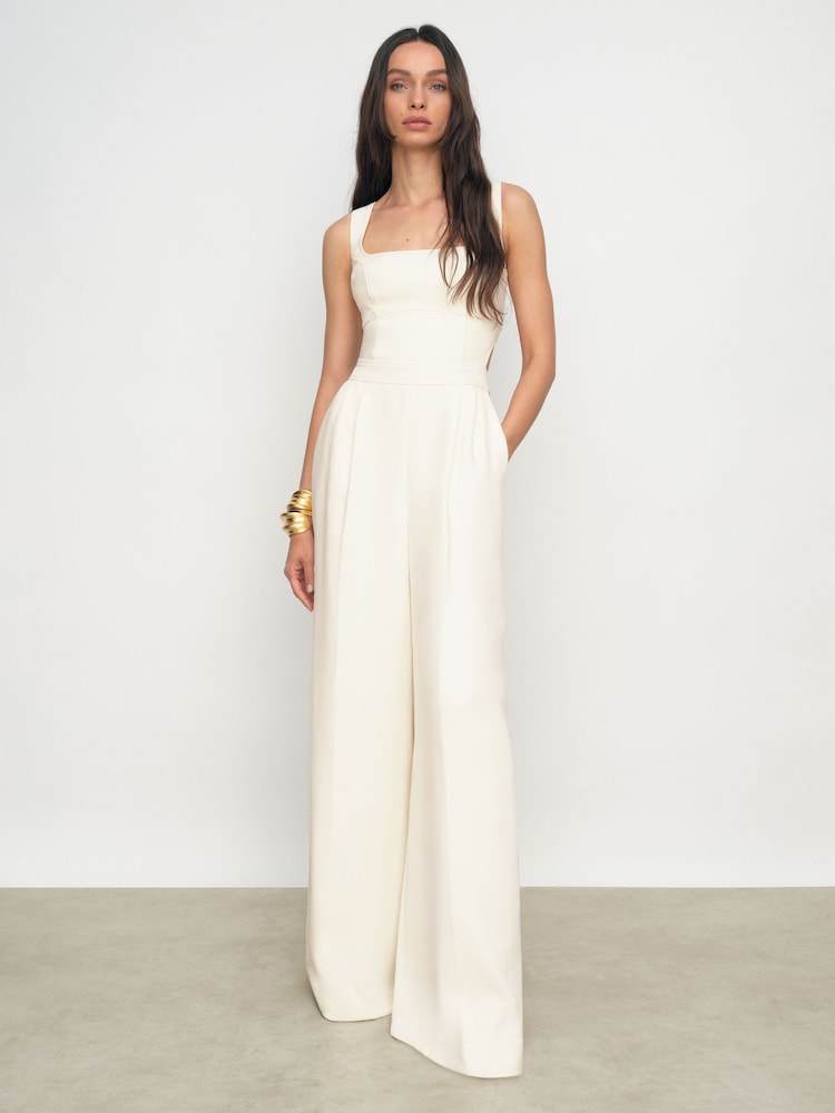 Combinaison (Jumpsuit) NEXT Taille 16 Femme - Couleur Damson - Occasion Très Bon État