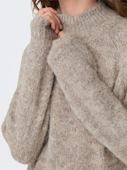 JDY Grey Long Sleeve Jumper - Image 2 of 6