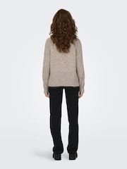 JDY Grey Long Sleeve Jumper - Image 4 of 6