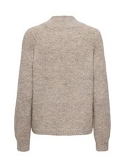 JDY Grey Long Sleeve Jumper - Image 6 of 6