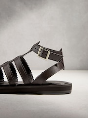 Chocolate Brown N. Premium Gladiator Sandals - Image 5 of 6