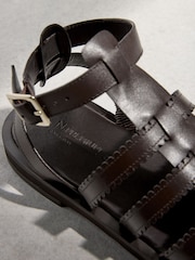 Chocolate Brown N. Premium Gladiator Sandals - Image 6 of 6