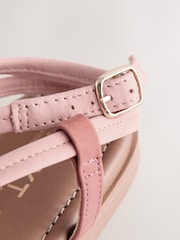Coral Pink Forever Comfort® Cross Strappy Sandals - Image 9 of 9