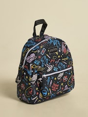 Brand Threads Black Harry Potter Spells Backpack - Image 1 of 2