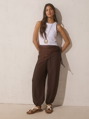 لون محايد - Rope Sling Back Sandals - صورة 4 من 9