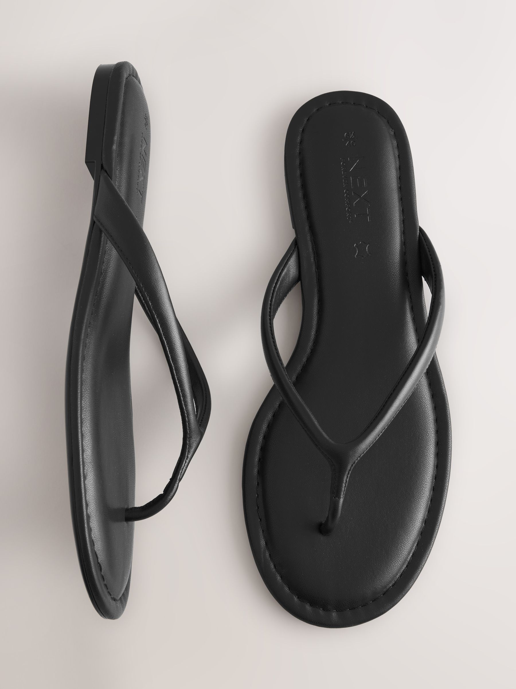 Buy Black Standard/Wide Fit Forever Comfort® Round Toe Leather