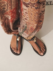 Chocolate Brown Forever Comfort® Toe Thong Sandals - Image 12 of 12