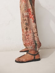 Chocolate Brown Forever Comfort® Toe Thong Sandals - Image 5 of 12