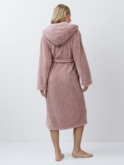 Aruelle Martha Pink Luxury Ribbed Mid-Length Dressing Gown - Image 5 of 6