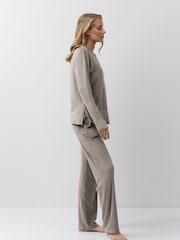 Aruelle Capucine soft Jumbo cord comfortable Brown Loungewear set - Image 4 of 5