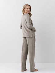 Aruelle Capucine soft Jumbo cord comfortable Brown Loungewear set - Image 5 of 5