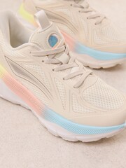 白色 - Friends Like These Lace Up Comfort Athleisure Active Trainers - 圖片 2/5