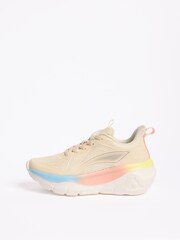 白色 - Friends Like These Lace Up Comfort Athleisure Active Trainers - 圖片 5/5